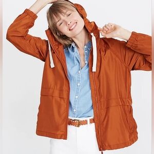 Madewell packable rain jacket sz L